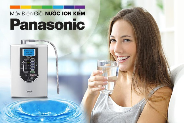 Máy điện giải Panasonic chăm sóc sức khỏe cho gia đình