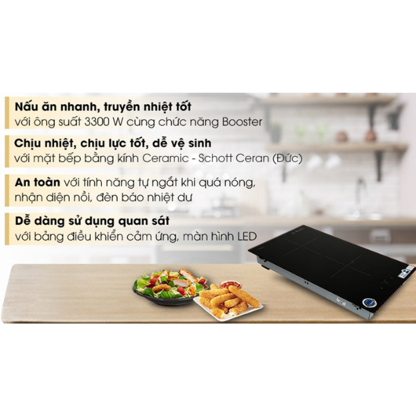 Bếp domino Malloca MDI 302