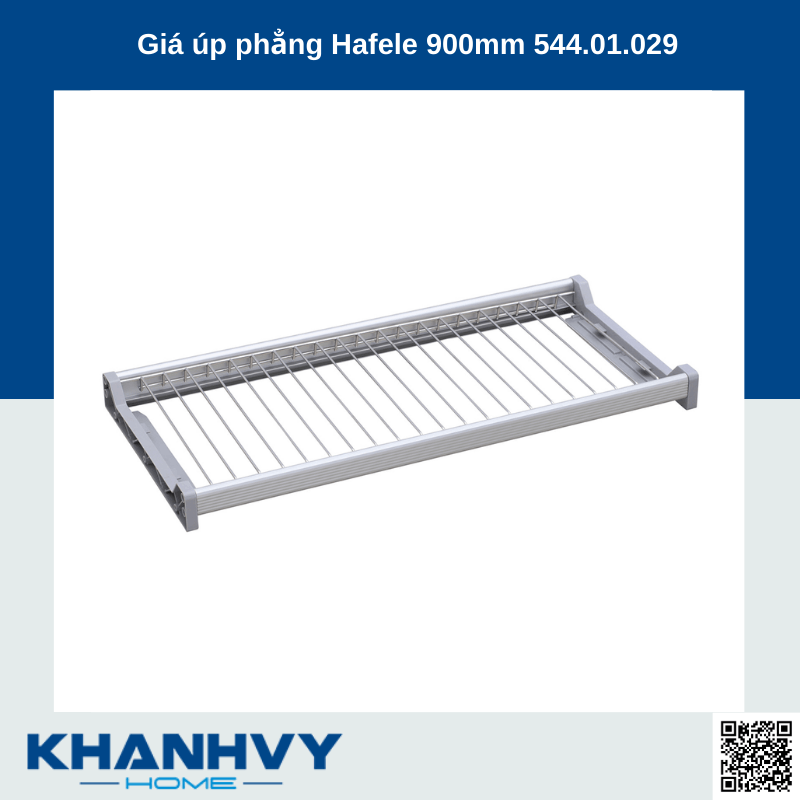 Giá úp phẳng Hafele 900mm 544.01.029 tại Khánh Vy Home có màu crom sang trọng