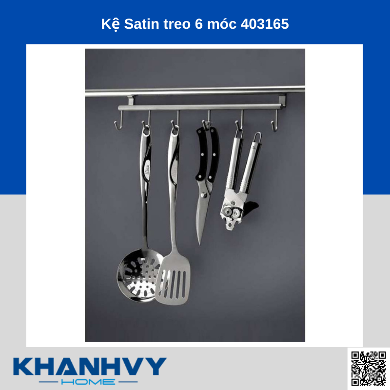 Sản phẩm kệ Satin treo 6 móc 403165 chính hãng Higold tại Khánh Vy Home