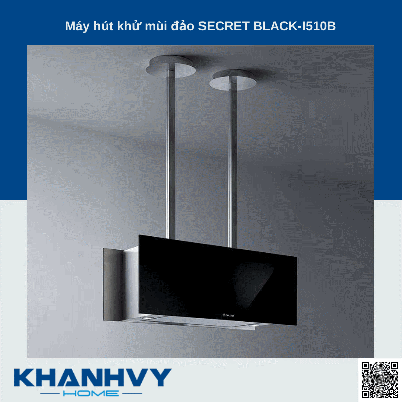 Sản phẩm máy hút khử mùi đảo SECRET BLACK-I510B