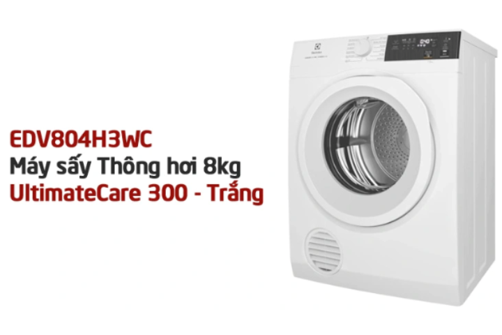 Máy sấy thông hơi Electrolux EDV804H3WC 8kg
