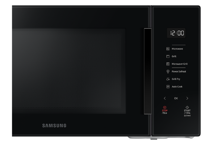 Lò vi sóng Samsung MG30T5018CK công nghệ chiên nướng Grill Fry 30L màu đen
