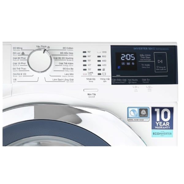 Máy giặt Electrolux EWF1024BDWA Inverter 10 kg