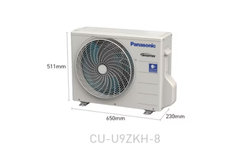 Máy lạnh Panasonic CU/CS-U9ZKH-8 Inverter 1 chiều 8.700 BTU 1HP