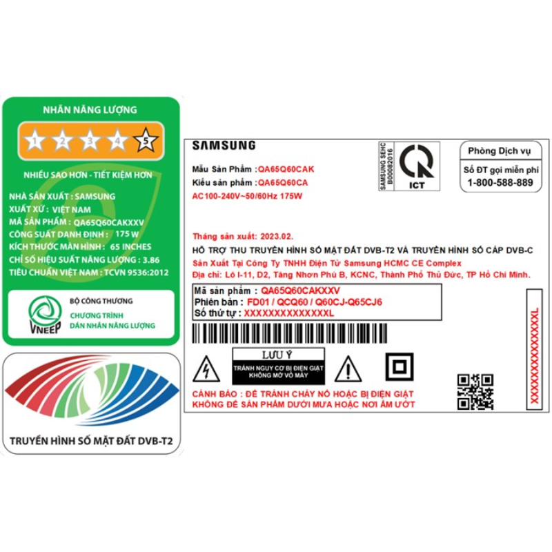 Smart Tivi 65 inch QLED 4K QE1C và Loa thanh Q-series HW-Q60C Samsung F-QA65QE1CQ60C