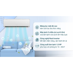 Máy lạnh Gree CHARM12HI Inverter 2 chiều 13.648 BTU 1.5HP