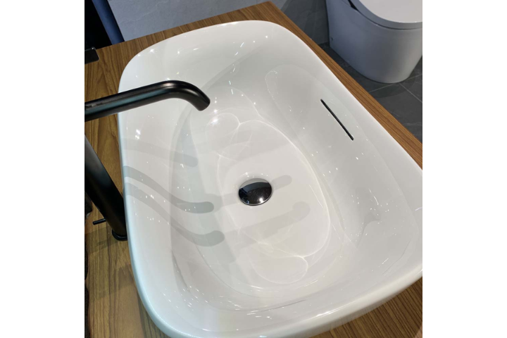 Chậu lavabo Toto PJS06WE#GW đá cẩm thạch nhân tạo đặt bàn