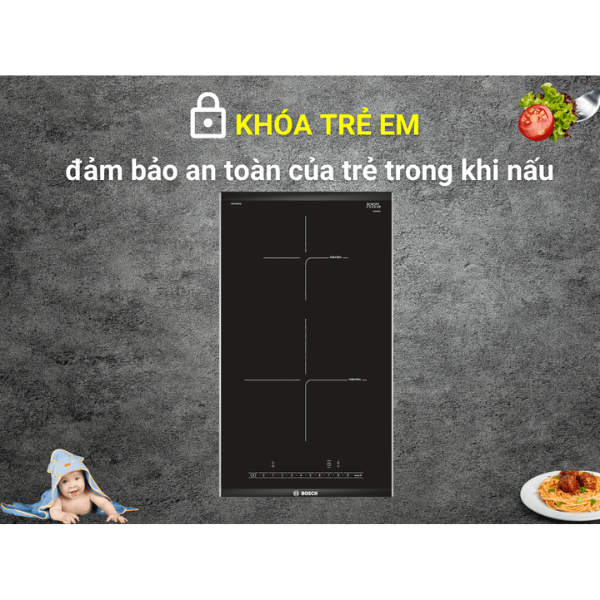 Bếp từ Bosch PIB375FB1E Domino Series 6