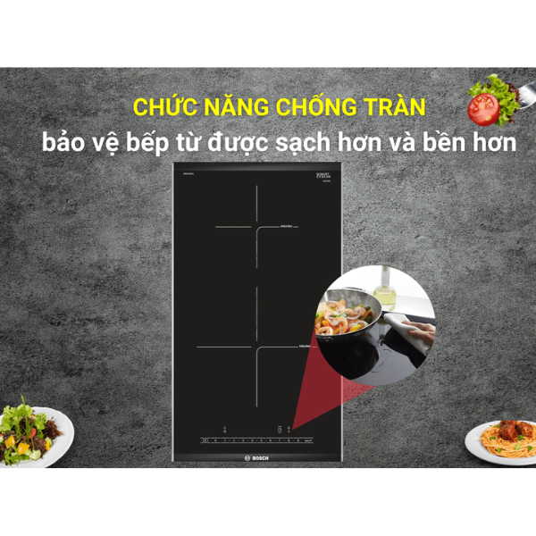 Bếp từ Bosch PIB375FB1E Domino Series 6