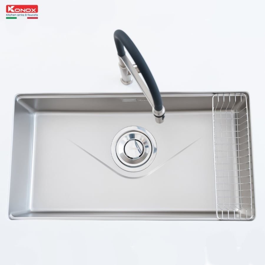 Chậu rửa bát chống xước Konox TARI 8748SR - FULL
