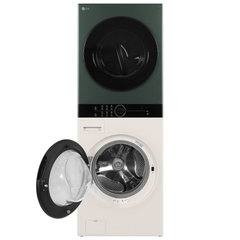 Tháp giặt sấy LG WT2517NHEG Giặt 25kg/Sấy 17kg Màu xanh/be