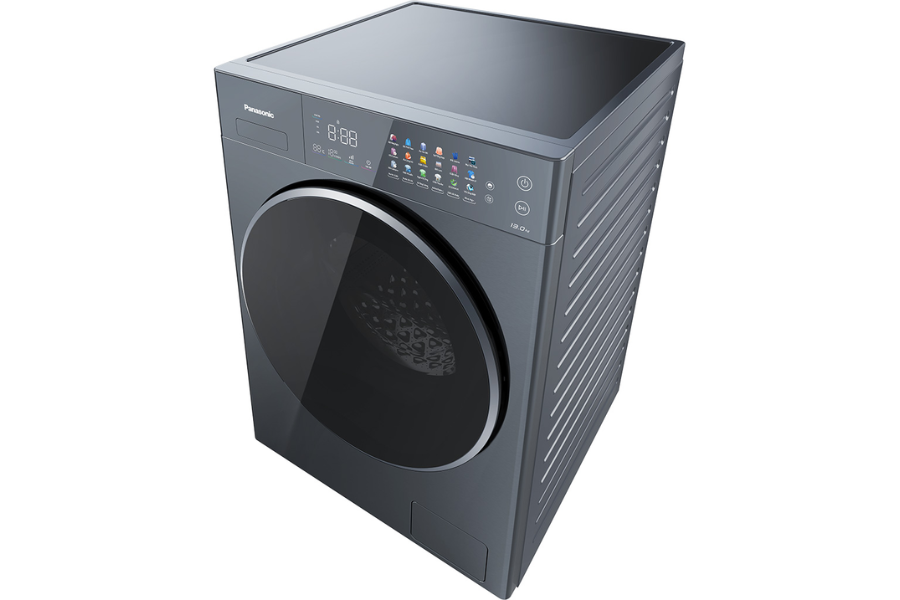 Máy giặt Panasonic NA-26CVX1AVT Cửa trước 13kg với Công nghệ lọc ly tâm & Diệt khuẩn toàn diện