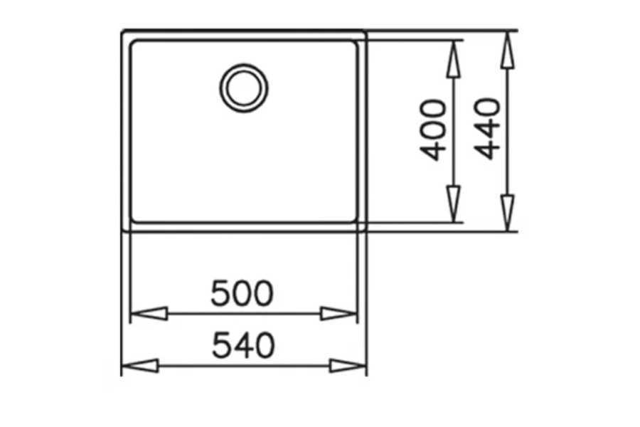 Chậu rủa chén Teka Be Linea RS15 50.40 115000005