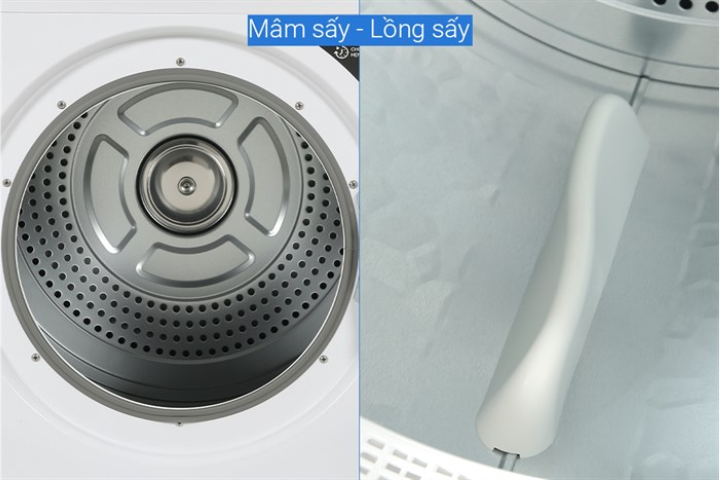 Máy sấy Galanz DV-80T5C(W) thông hơi 8kg màu trắng