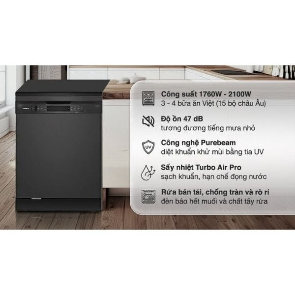 Máy rửa chén Hafele HDW-F605B 535.29.660