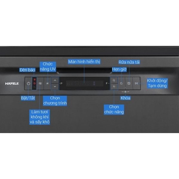 Máy rửa chén Hafele HDW-F605B 535.29.660