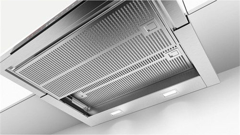 Hệ thống lọc của máy hút khử mùi âm tủ Bosch HMH.DFS097J50B Serie 8