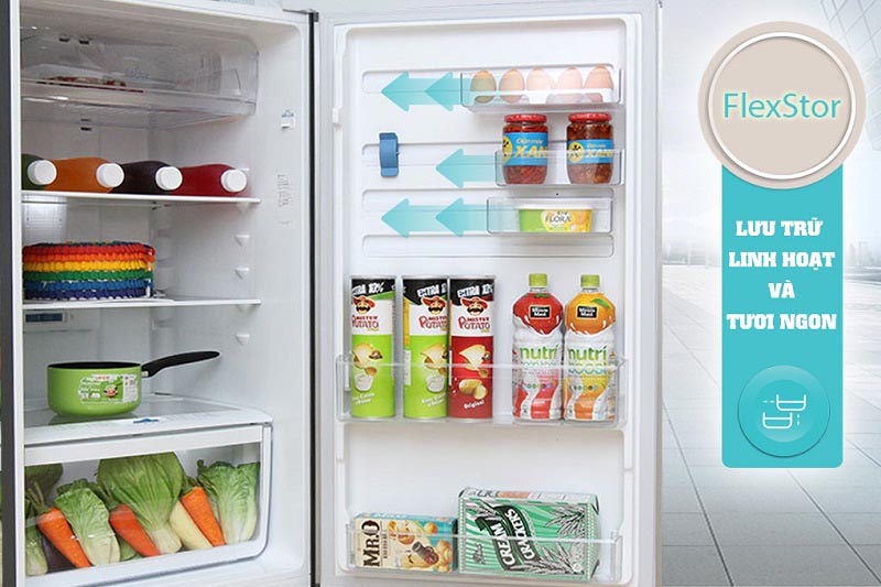 Tủ lạnh Electrolux 320L ETB3400H-A với thiết kế tiện dụng