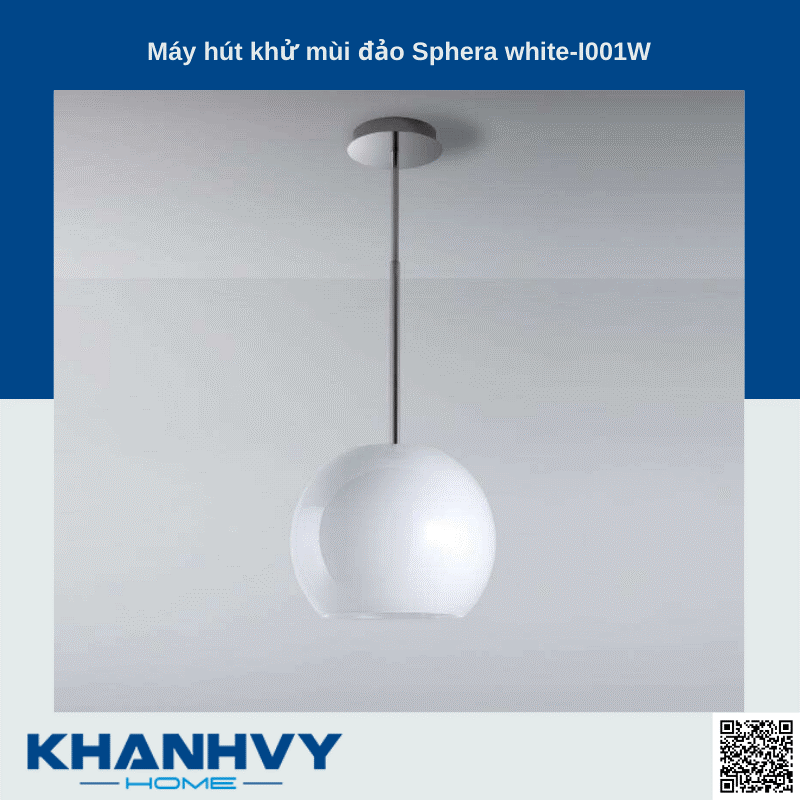 Sản phẩm máy hút khử mùi đảo Sphera white-I001W