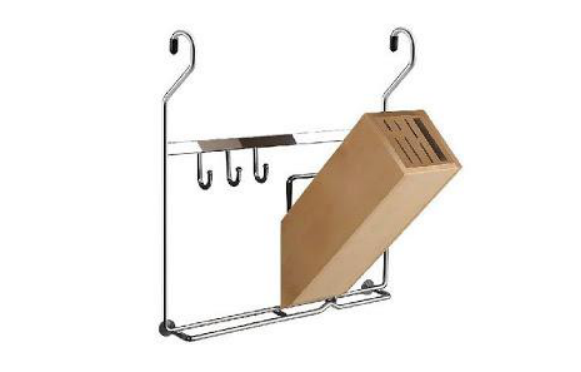 Giá để dao có móc – Crom bóng 521.19.203 tại Khánh Vy Home có màu crom sáng bóng, hiện đại