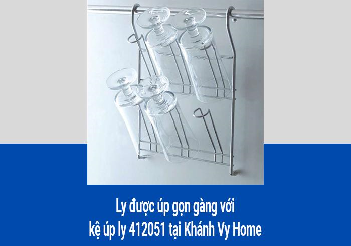  Ly được úp gọn gàng với kệ úp ly 412051 tại Khánh Vy Home