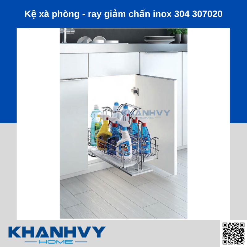 Sản phẩm kệ xà phòng - ray giảm chấn inox 304 307020 chính hãng Higold tại Khánh Vy Home