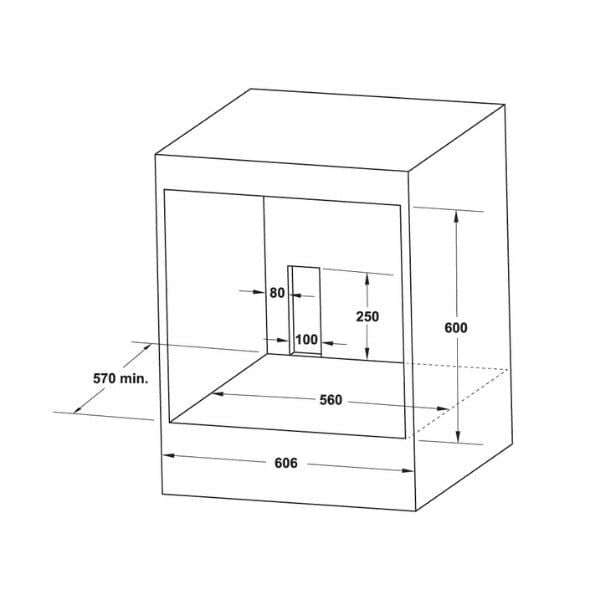 Lò nướng âm tủ 65 lít Hafele HO-2K65A 538.61.431