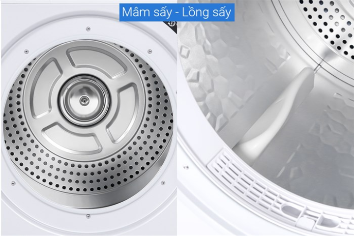 Máy sấy Galanz DV-70T5C(S) thông hơi 7kg màu xám