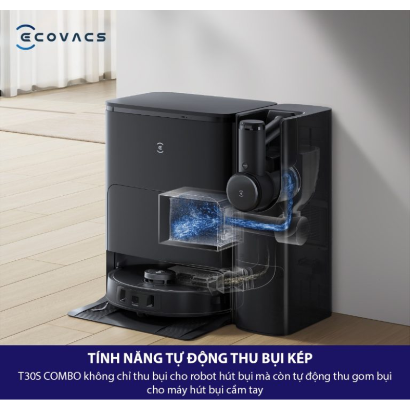Robot hút bụi Ecovacs T30S COMBO