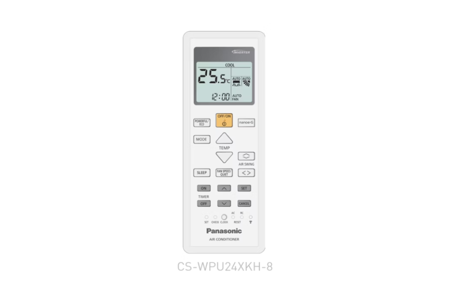 Máy lạnh Panasonic CU/CS-WPU24XKH-8 Inverter 1 chiều 20.800 BTU 2.5HP