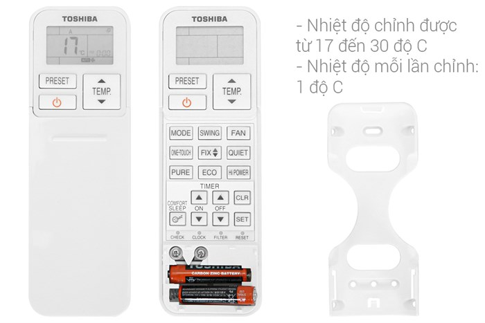 Máy lạnh Toshiba RAS-H24E2KCVG-V Inverter 1 chiều 20.400 BTU 2.5 HP