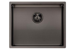 Chậu rửa chén Reginox R30721 1 hộc màu xám kim loại inox