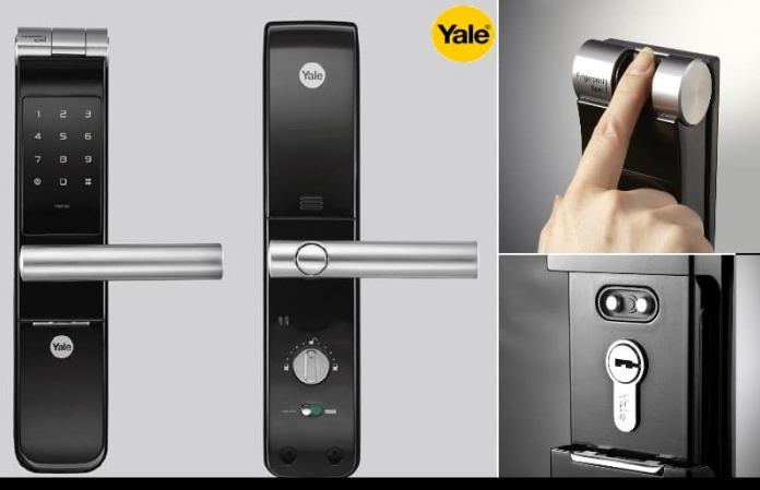 Khóa vân tay Yale YMF40+ với thiết kế sang trọng, hiện đại