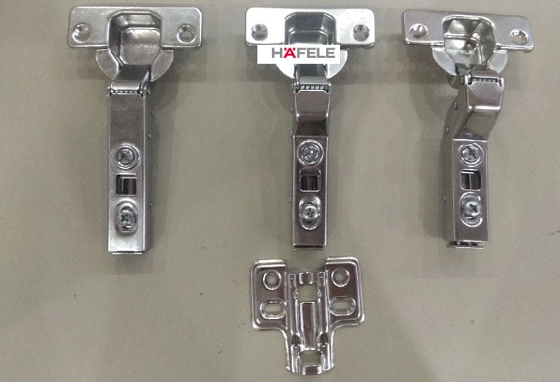 Bản lề giảm chấn Hafele Inox 304 lọt lòng 315.06.752 thương hiệu Đức