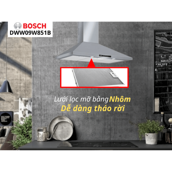 Máy hút khử mùi treo Bosch DWW09W851B