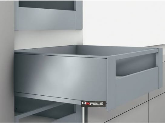 Ray bi 3 giảm chấn Hafele 450mm 494.02.064 cho hộc tủ bếp