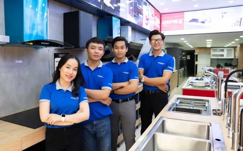 Khánh Vy Home nhà phân phối chính hãng Ray bi nhấn mở 400mm Hafele 494.02.083