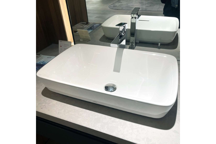 Chậu lavabo Toto PJS06WE#GW đá cẩm thạch nhân tạo đặt bàn