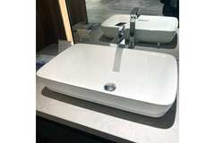 Chậu lavabo Toto PJS06WE#GW đá cẩm thạch nhân tạo đặt bàn