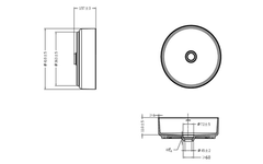Chậu lavabo Jomoo 12661-1/01K-I011 đặt bàn