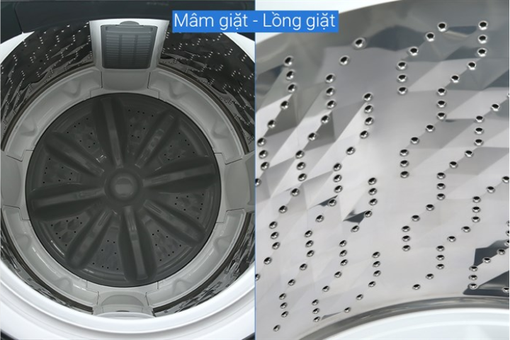 Máy giặt Panasonic NA-F90A9DRV cửa trên 9kg