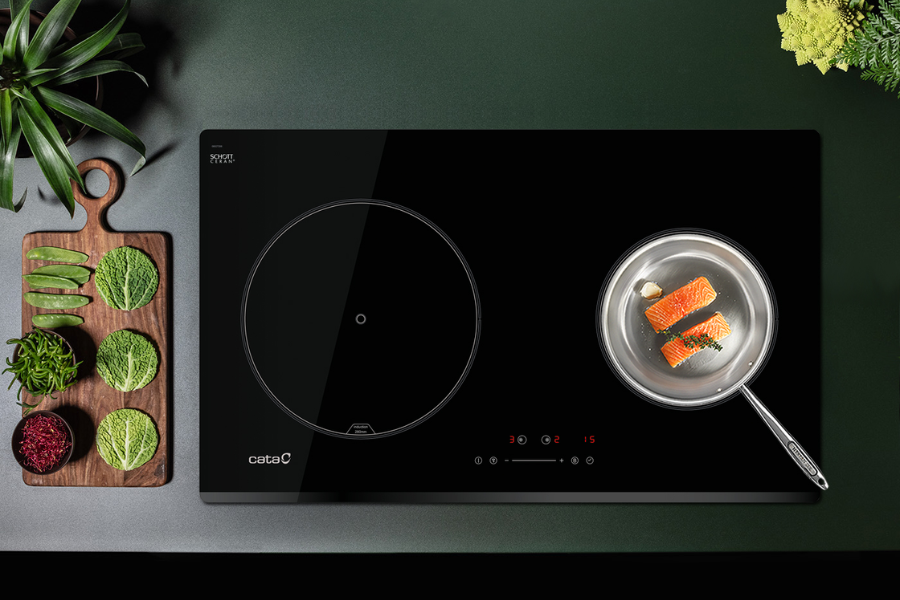 Bếp điện từ Cata IB772 08027205 1 điện 1 từ