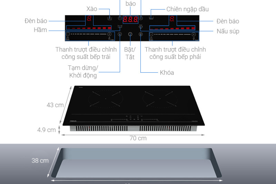 Bếp điện từ Teka IBC 7322 S 112510040