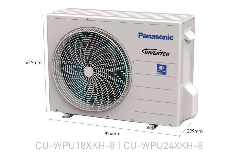 Máy lạnh Panasonic CU/CS-WPU24XKH-8 Inverter 1 chiều 20.800 BTU 2.5HP
