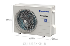 Máy lạnh Panasonic CU/CS-U18XKH-8 Inverter 1 chiều 18.100 BTU 2HP