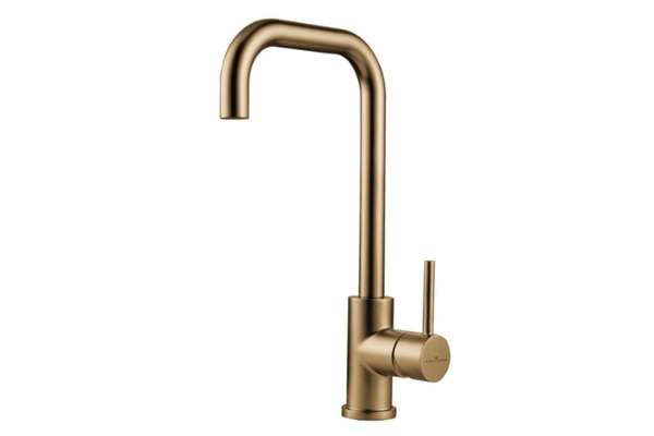 Vòi rửa chén Reginox R30530 Crystal đồng mạ màu vàng