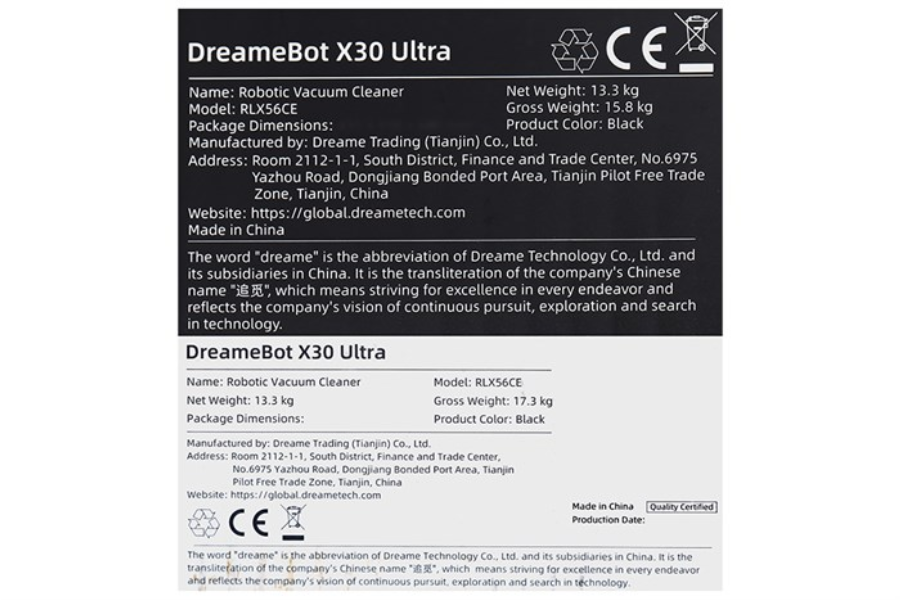 Robot hút bụi Dreame X30 Ultra