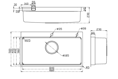 Chậu rửa chén Kluger KF8850FS PLUS