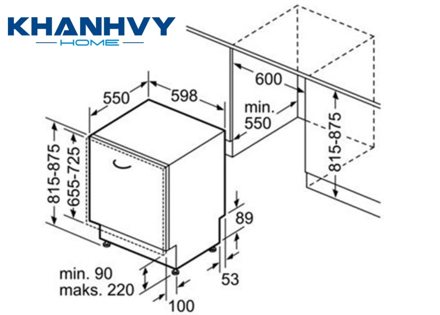 Hướng dẫn lắp đặt máy rửa bát Bosch đơn giản và chính xác
